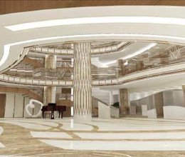 View of the interior halls of Danesh Hotel