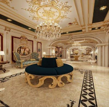 Interior view of Opal Tower of Tabriz Park