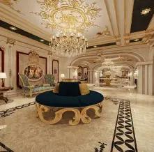 Interior view of Opal Tower of Tabriz Park