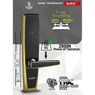 ALOCK Hotel Card Handle 116C Model