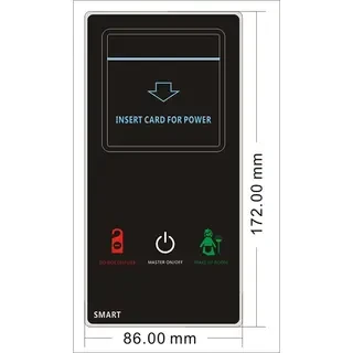 ALOCK Hotel Power Switch PVC model
