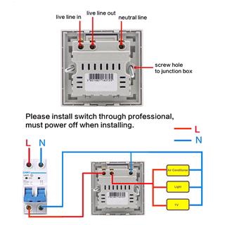 ALOCK Hotel Power Switch P04 model