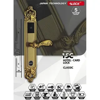 ALOCK hotel card handle 15C Model